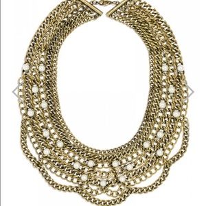 Pearl Courtney Bib Necklace