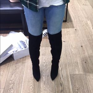 Over the Knee Suede Boots