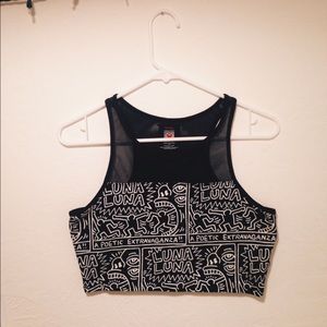 Keith Haring cropped tank!