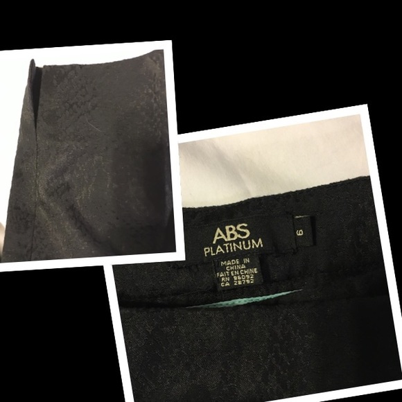 ABS Platinum | Skinny Dress Pants | Black Textured - Picture 2 of 4