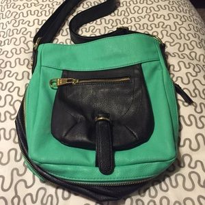 Steve Madden Green/Black Crossbody Purse
