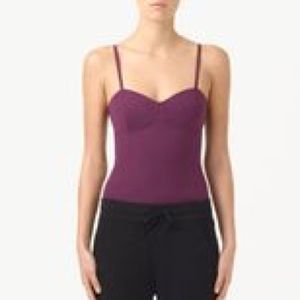 Talula bustier top burgundy