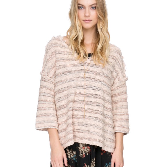 FREE People Stripe Sweater Pullover - Picture 3 of 4