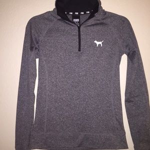 Grey ultimate half zip