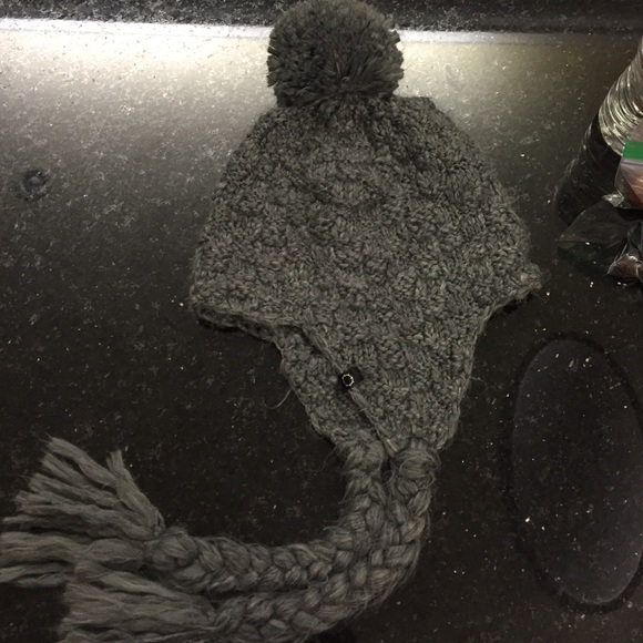 Empyre Gray Pom Beanie