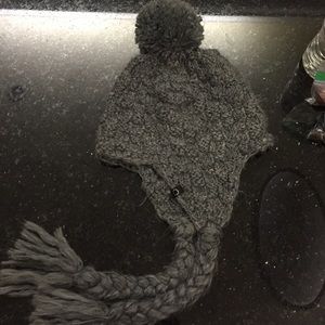 Empyre Gray Pom Beanie