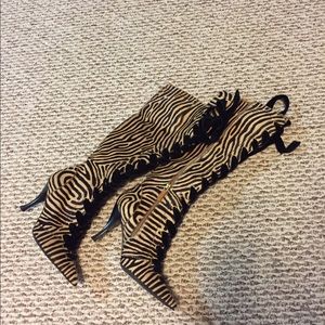 Sergio Rossi cowhide leather boots