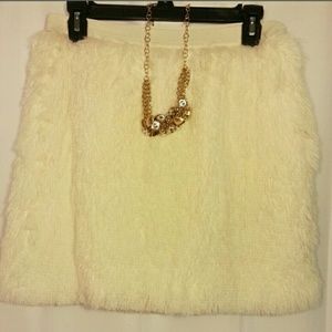 Faux Fur Skirt