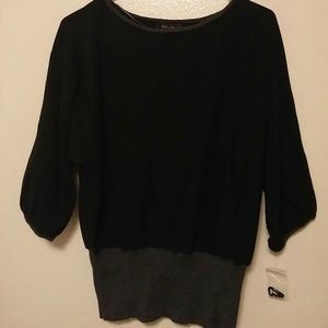 Black and gray sweater!