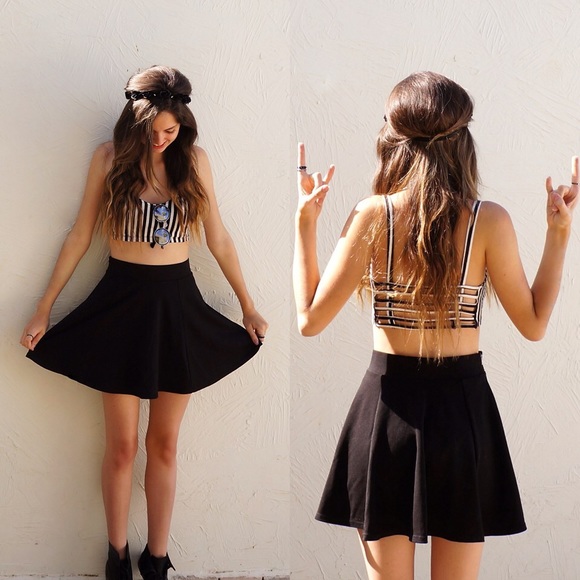 ✨✨BUNDLED✨ Black Jacy skirt