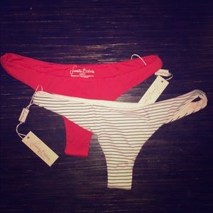 NWT 2 Pairs of Frankie's 'Coco' Bikini Bottoms