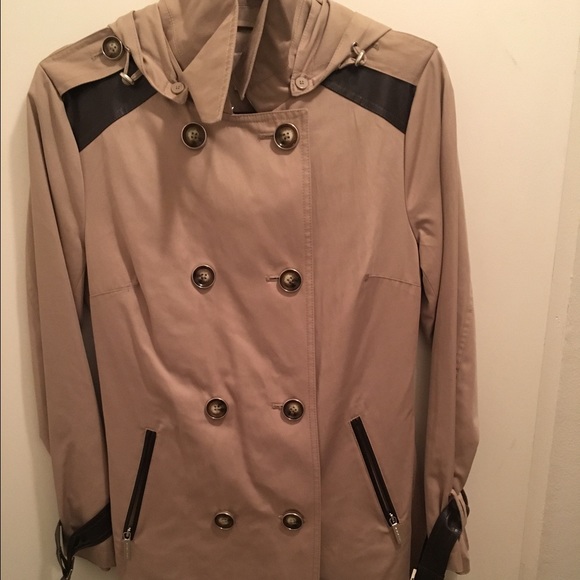 Michael Kors British Khaki Rain Coat