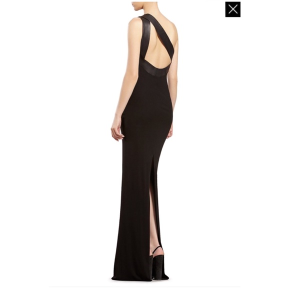 *SOLD* New Gucci Black Leather strap Evening Gown - Picture 3 of 4