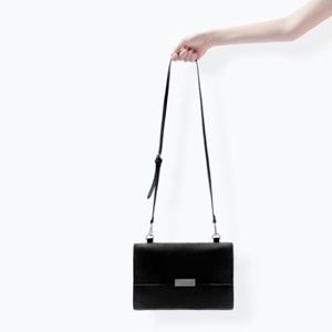 Zara black shoulder bag