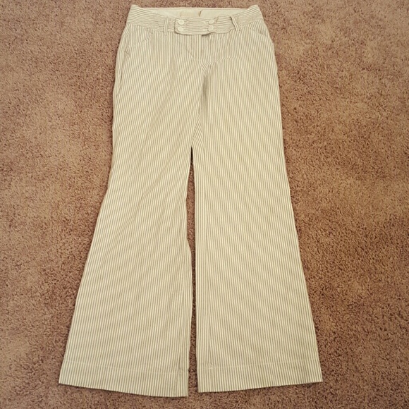 Gray and white pinstripe panta. - Picture 1 of 3