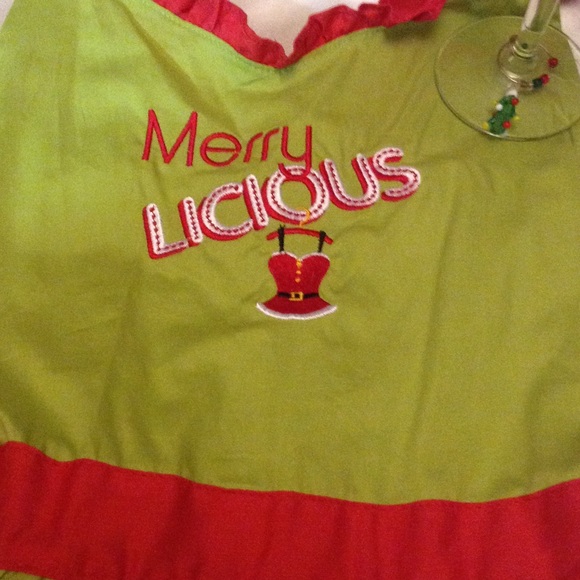 Holiday Apron Merry Licious - Picture 2 of 3