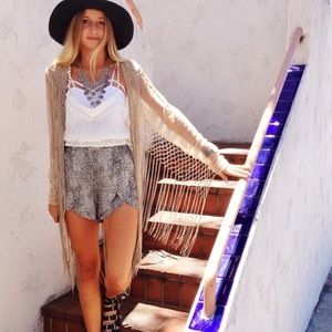 LF animal print tulip soft shorts