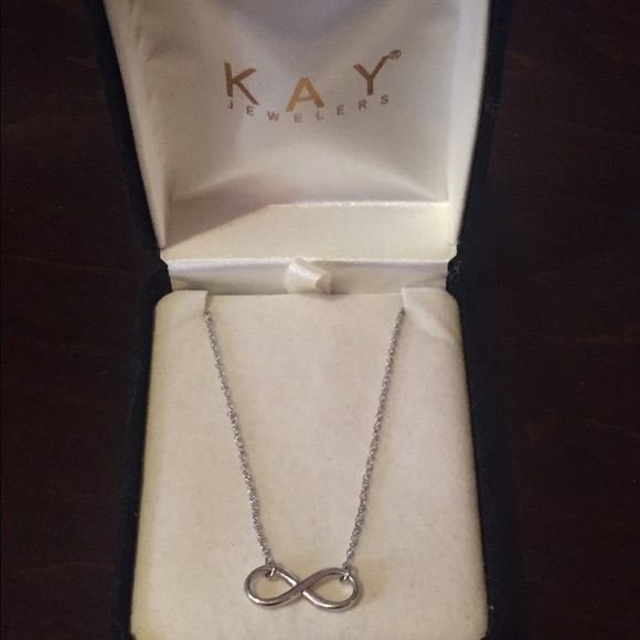 Stirling Silver Infinity Necklace