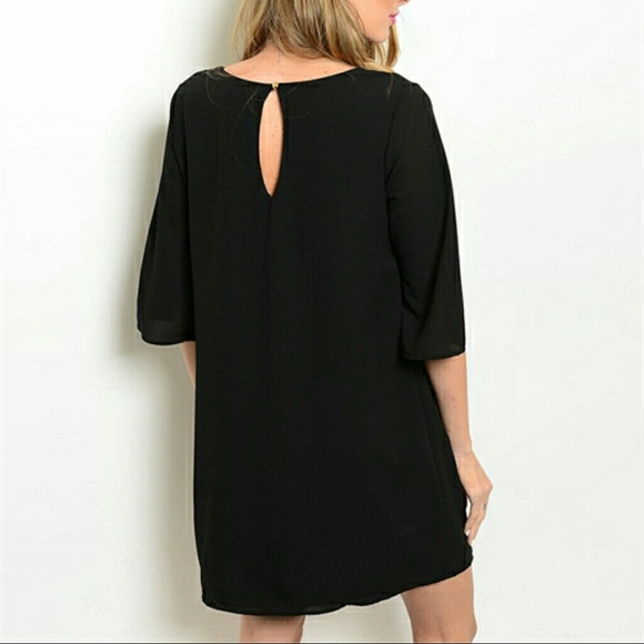 Black classic dress - Picture 2 of 2