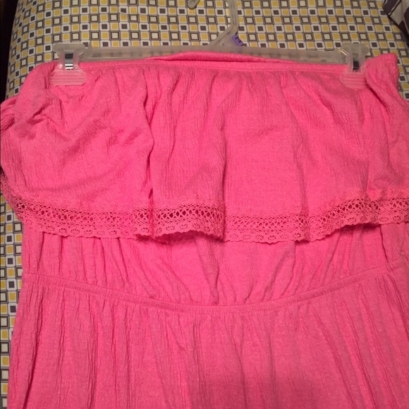 High/low strapless sun dress - Picture 2 of 3