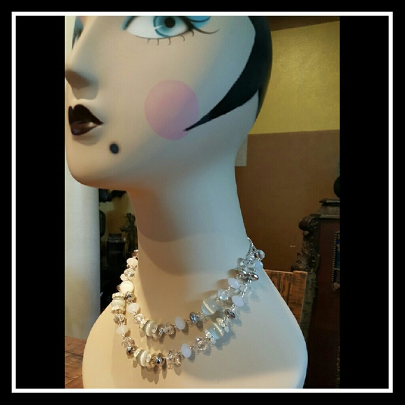 Trifari Jewelry - ❌SOLD❌Trifari Double Strand Necklace Moonglow