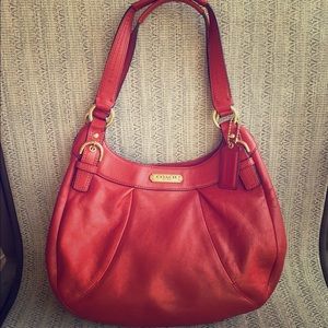 Red Coach Handbag