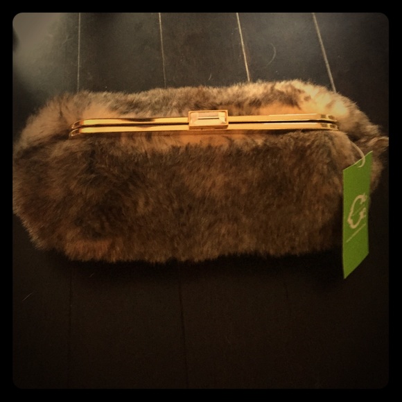 Faux Fur Clutch