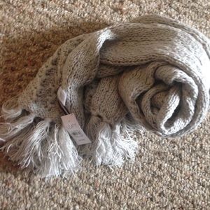 New w tags loft grey scarf