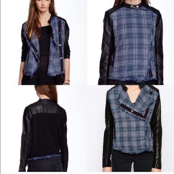 NEW NWT✨ Free People vegan Leather Jacket - Picture 4 of 4