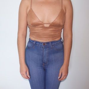 Suede Bralette from Tobi