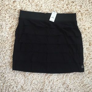 Black Express tiered miniskirt!