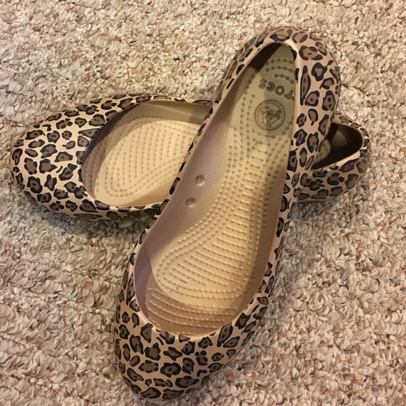 **Crocs** size 9 animal print
