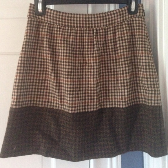 J. Crew plaid skirt