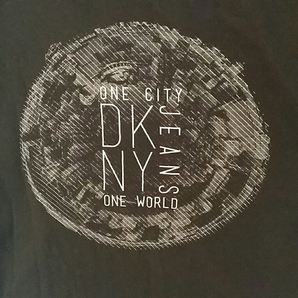 DKNY JEANS Black Tee - Picture 2 of 3