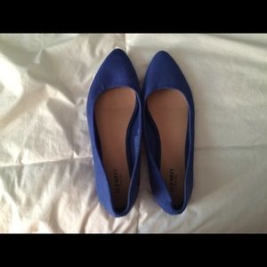 Royal blue flats
