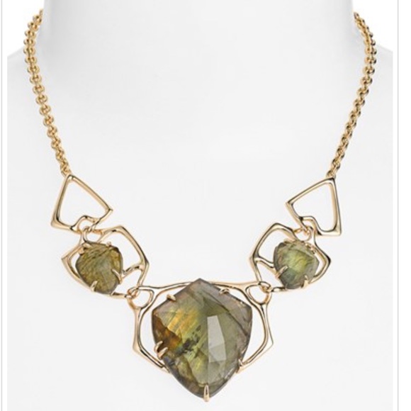 Alexis Bittar Ms. HAVISHAM KINETIC BIB necklace.