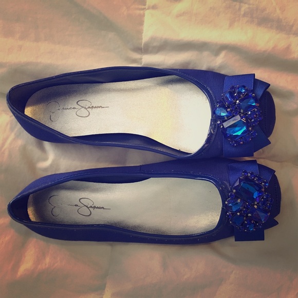 Jessica Simpson Jeweled Flats
