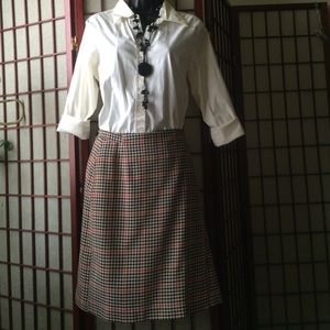 Small plaids skirt