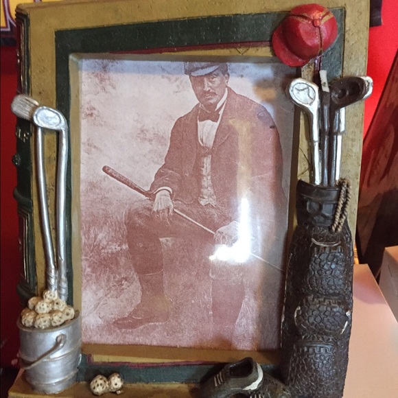 Golf themed picture frame - Picture 3 of 3