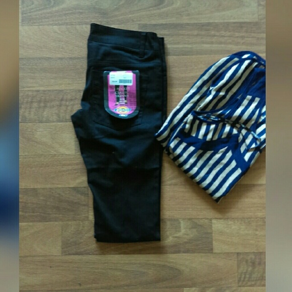 New black dickie pants