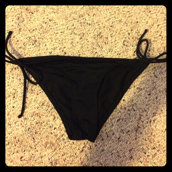 Black swim suit bottoms