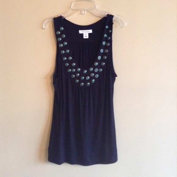 Black tank top