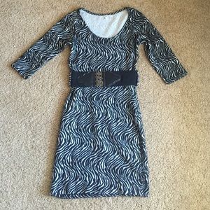 Black and grey print dress!