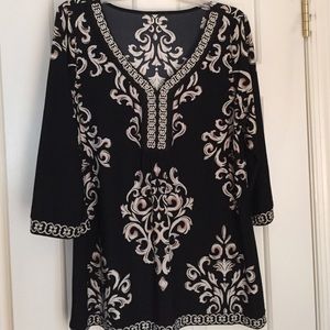 WHBM Black tunic