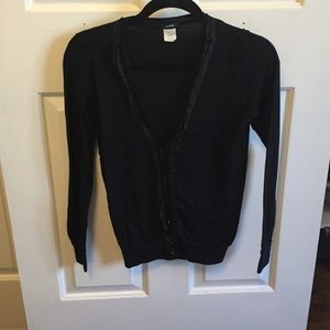 J. Crew Black cardigan sweater