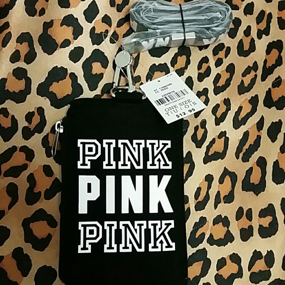 Victoria secret black id holder