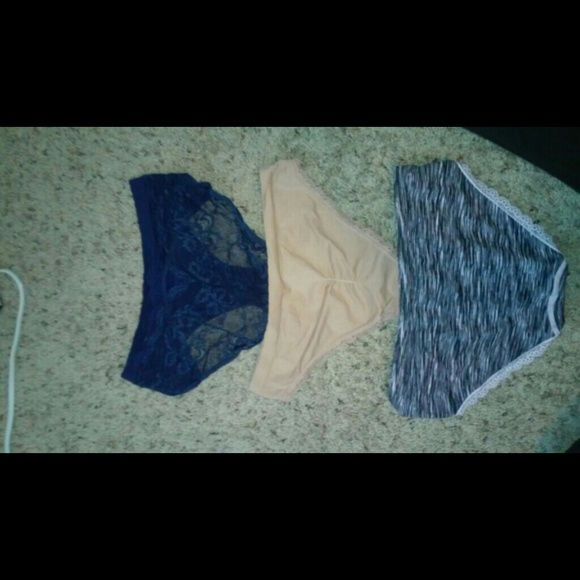 Three pair Victoria's secret bikini bottoms