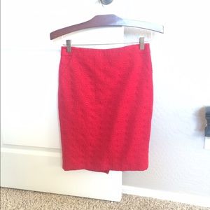 Beautiful red Limited skirt, Size 0, worn once
