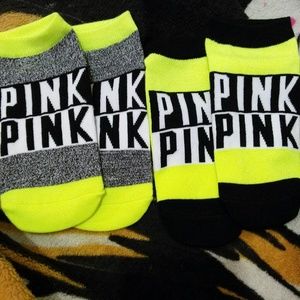 Victorias secret pink socks