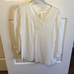 Velvet brand cream blouse